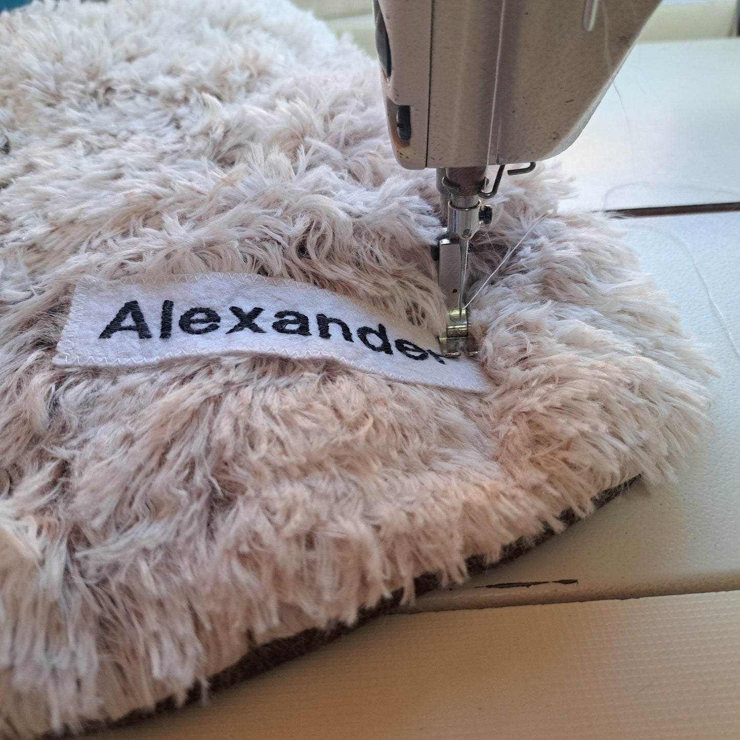 Handmade Plush Bear Pillow: Cozy Nursery Decor, Personalizable