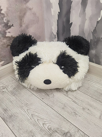 Handmade Minky Panda Bear Rug: Personalized Plush Nursery Decor