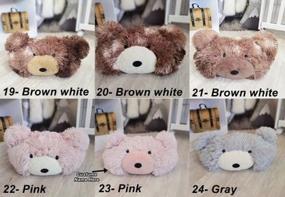 Handcrafted Panda Bear Pillow: Plush Nursery Decor