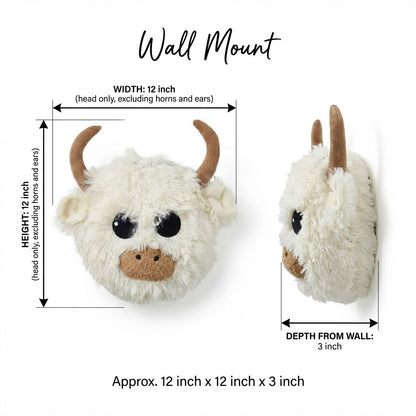 Highland Cow Rug Soft Shaggy Personalized