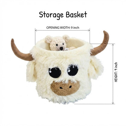 Highland Cow Rug Soft Shaggy Personalized