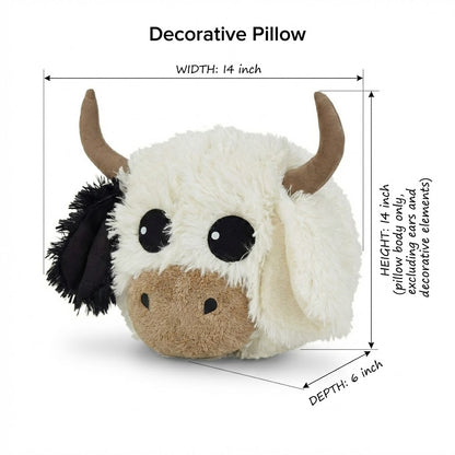 Highland Cow Rug Plush Farmhouse Decor