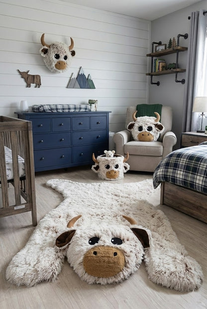 Highland Cow Wall Mount Personalized